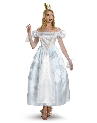 Alice In Wonderland White Queen Deluxe Adult Womens Costume