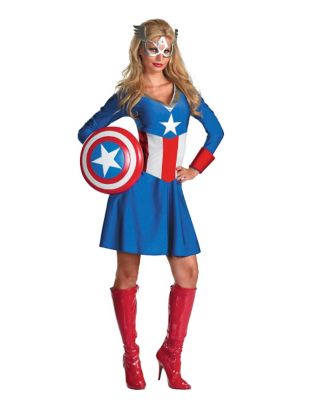 Captain America Womens Costume