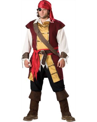 Prestige Swashbuckler Mens Plus Size Costume - Spirithalloween.com