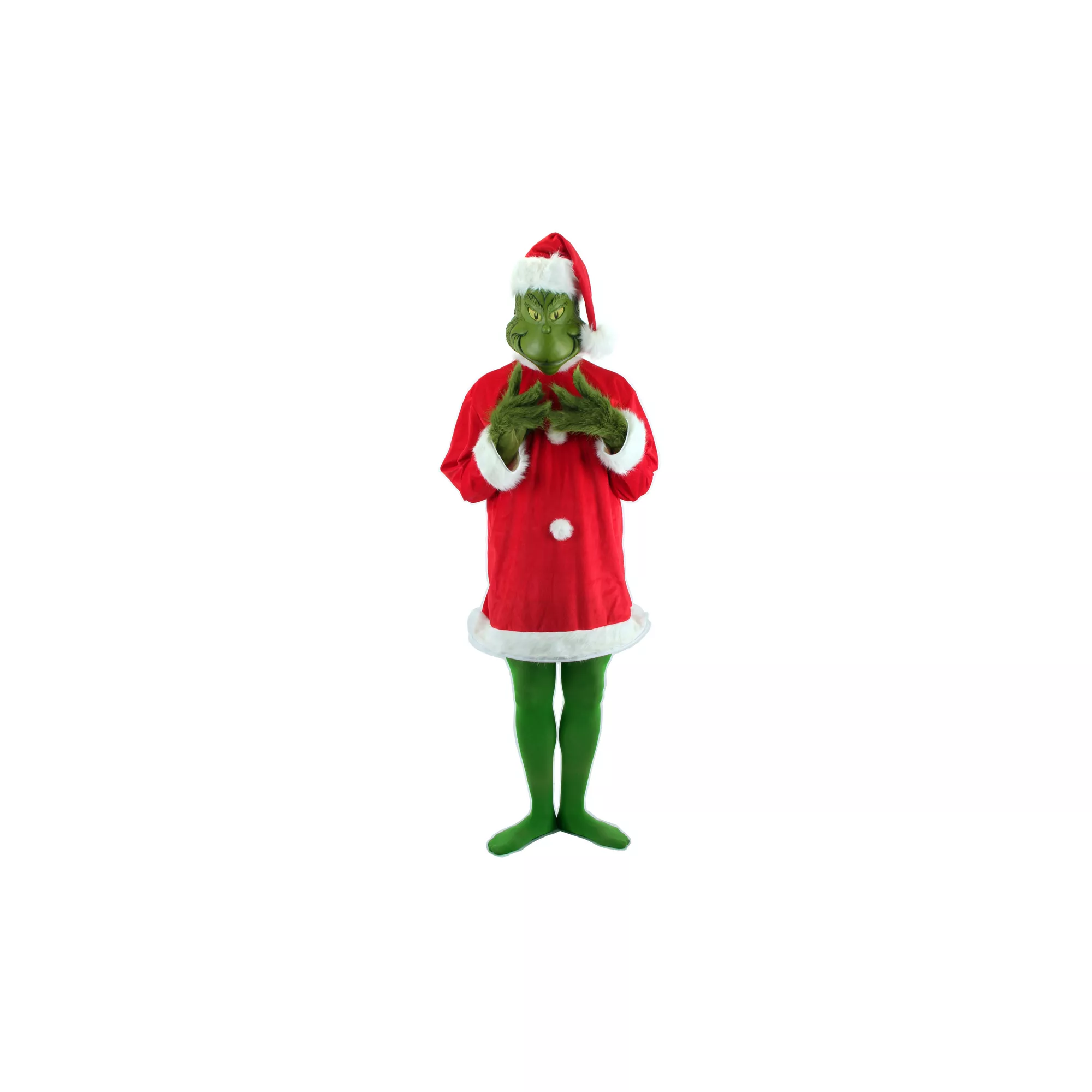 Adult Grinch Santa with Mask Costume - Dr Seuss at Spirit Halloween