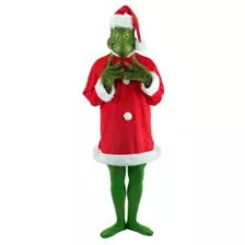 Adult Grinch Santa with Mask Costume - Dr Seuss at Spirit Halloween