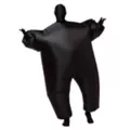 Adult Black Blimpz Inflatable Costume at Spencer's
