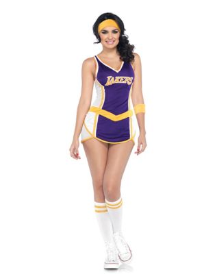 LA Lakers Dress Adult Womens Costume