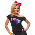 I Love the 80's Adult Womens T Shirt at Spencer's