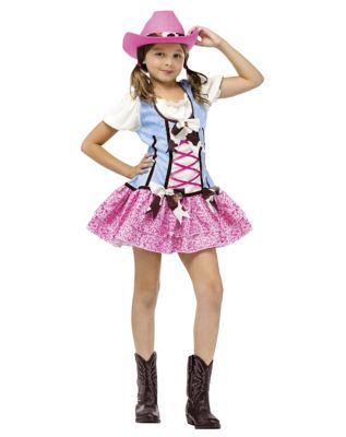 Kids Rodeo Gal Costume - Spirithalloween.com