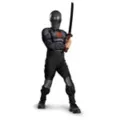 Kids Light-Up Muscle Snake Eyes Costume - G.I. Joe at Spirit Halloween