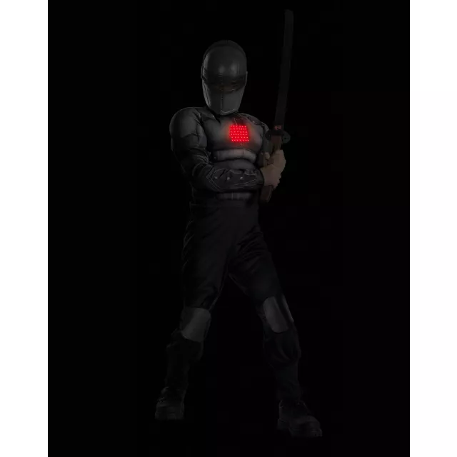 Kids Light-Up Muscle Snake Eyes Costume - G.I. Joe at Spirit Halloween