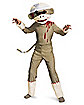 Kids Zombie Sock Monkey Costume