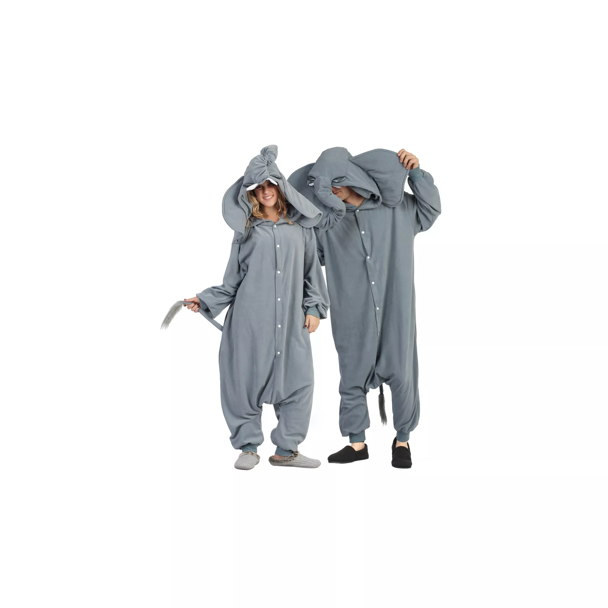 Adult Elephant Jumpsuit at Spencer's