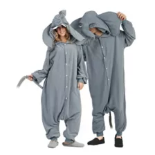 Adult Elephant Jumpsuit at Spencer's