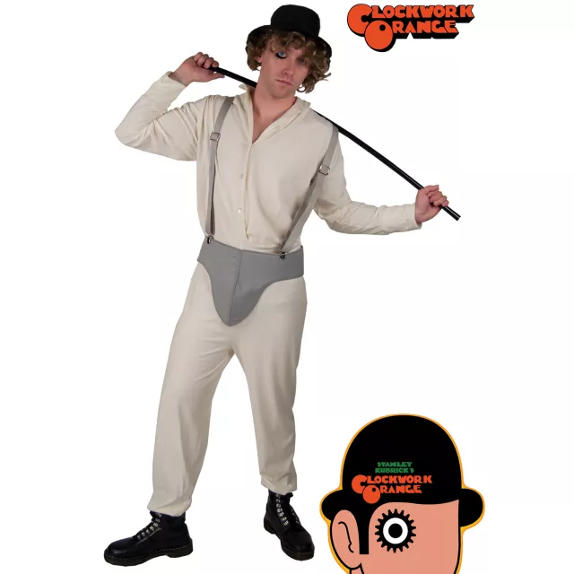 Mens Clockwork Orange Male Adult Costume Chest Size 44 Mens Clockwork Orange Male Adult Costume Chest Size 44