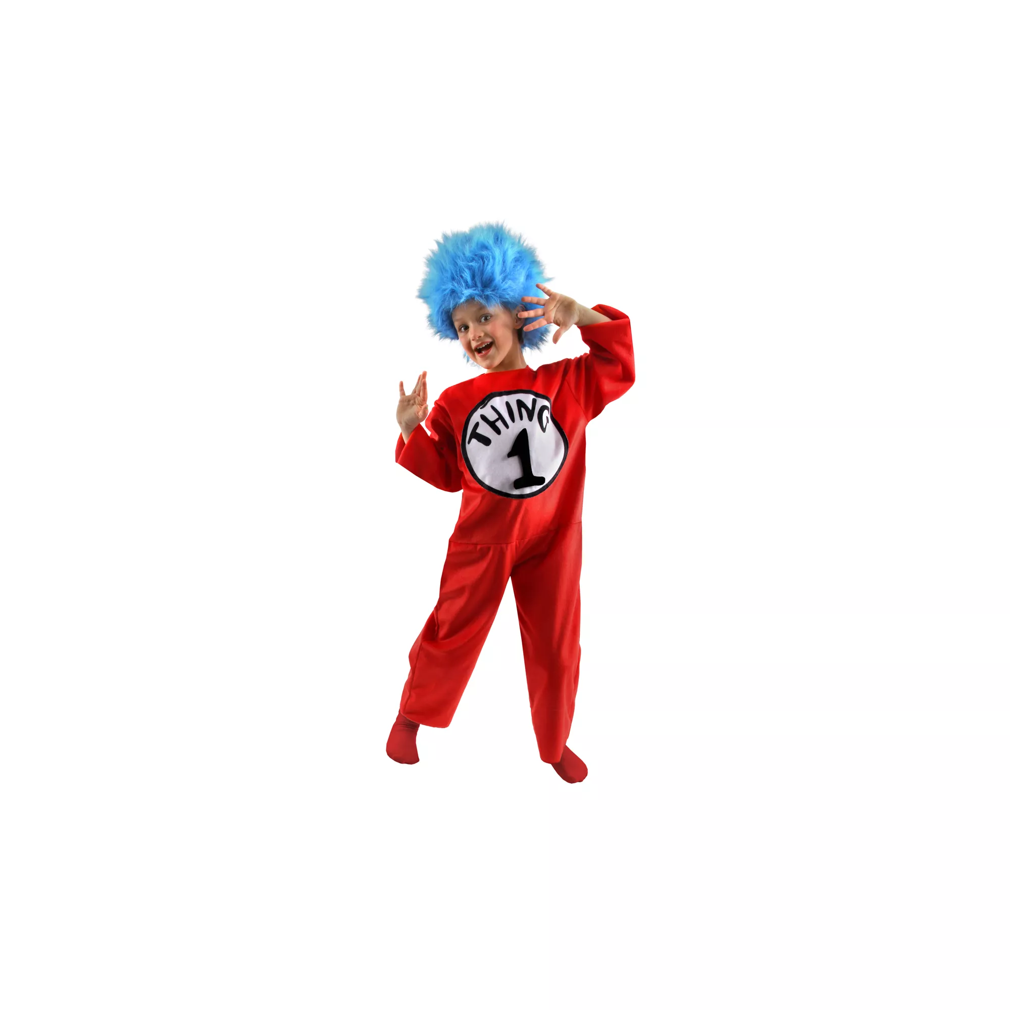 Kids Cat in the Hat Thing 1 Costume - Dr. Seuss at Spencer's