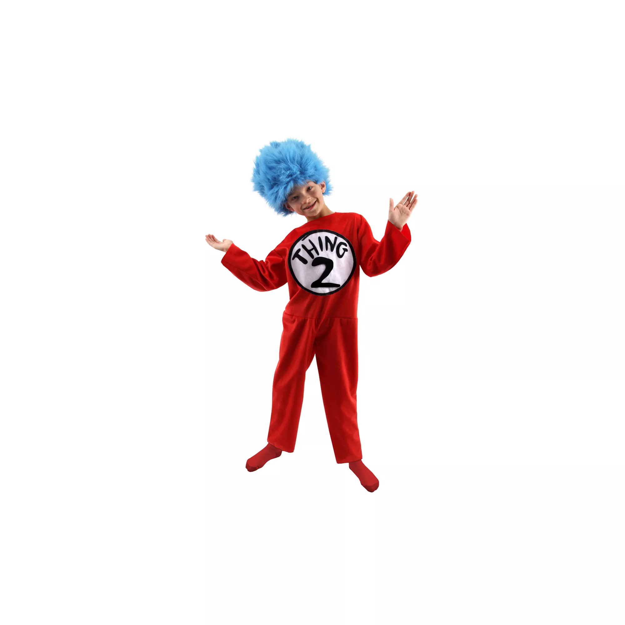 Kids Cat in the Hat Thing 1 Costume - Dr. Seuss at Spencer's