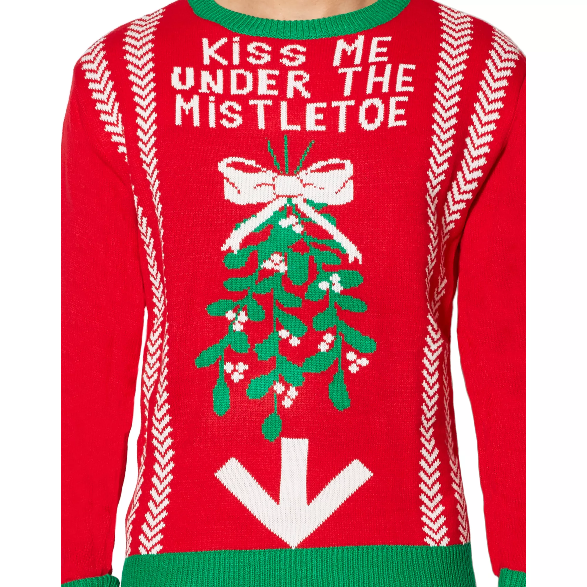 Adult Under the Mistletoe Ugly Christmas Sweater at Spencer's