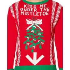 Adult Under the Mistletoe Ugly Christmas Sweater at Spencer's