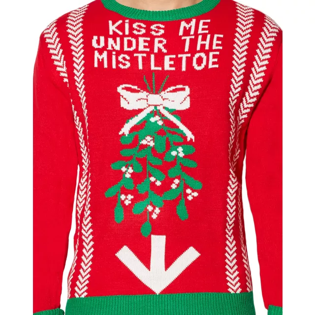 Adult Under the Mistletoe Ugly Christmas Sweater at Spencer's