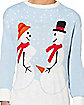 Snow Couple Ugly Christmas Sweater