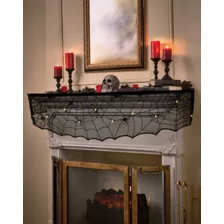 Light-Up Spider Mantel Cover at Spirit Halloween