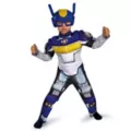 Toddler Muscle Chase One Piece Costume - Transformers at Spirit Halloween