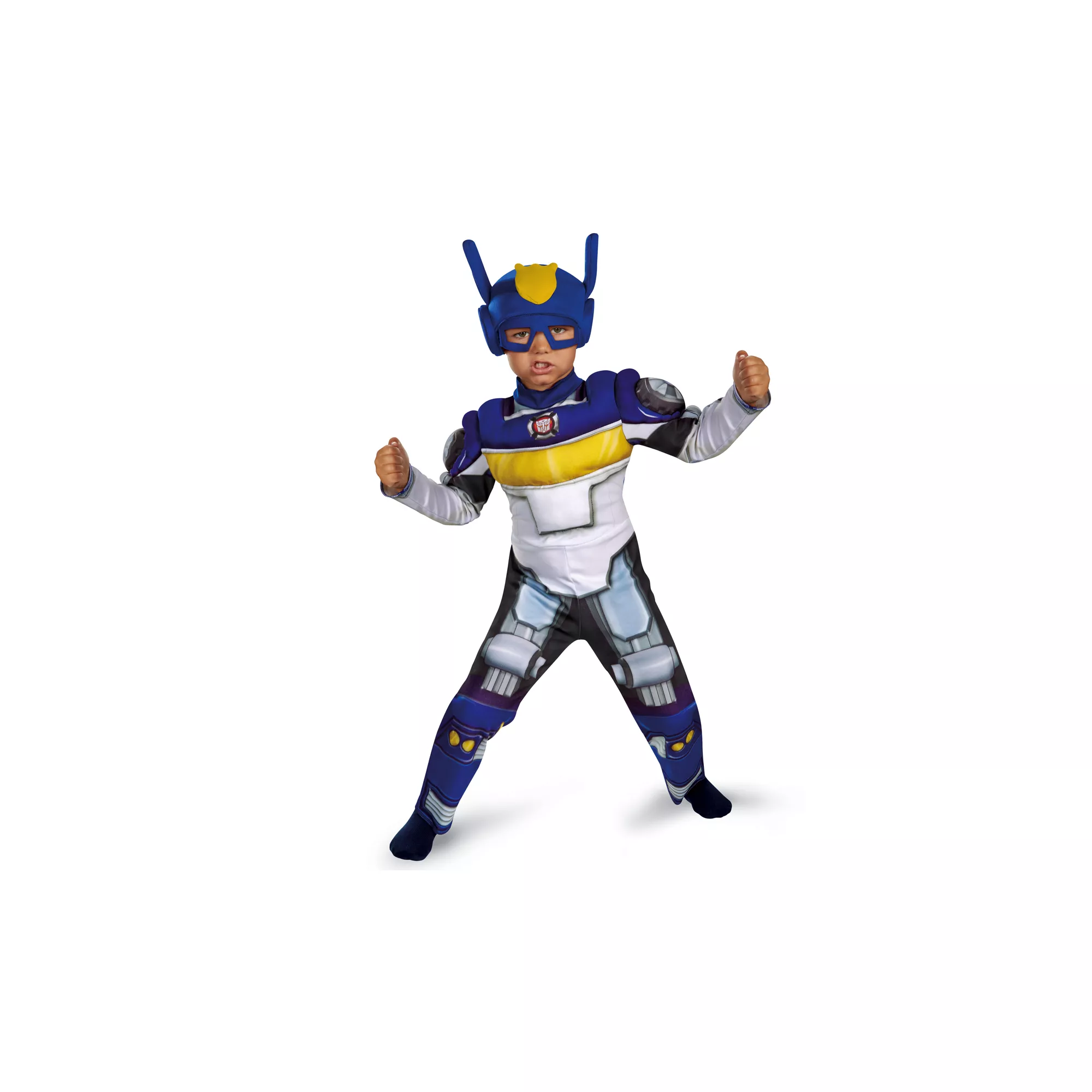 Toddler Muscle Chase One Piece Costume - Transformers at Spirit Halloween