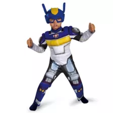 Toddler Muscle Chase One Piece Costume - Transformers at Spirit Halloween
