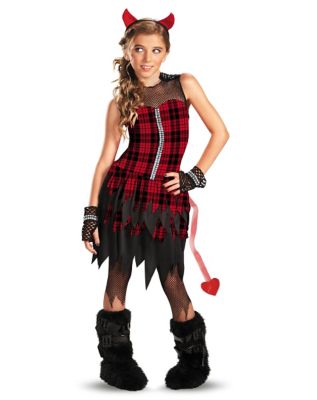 Devil Tude Deluxe Tween Costume - Spirithalloween.com