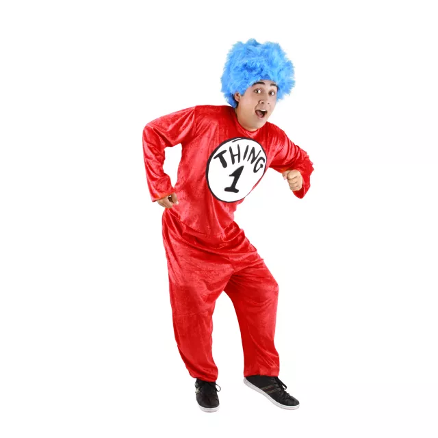 Adult Thing 1 and Thing 2 Costume - Dr. Seuss at Spencer's