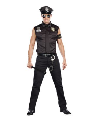 Adult Officer Handsome Police Costume - Spirithalloween.com