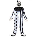 Kids Black and White Killer Clown Costume - Spirithalloween.com