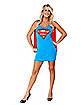 Superman Supergirl Caped Sleep Tank Dress Adult Womens Costume