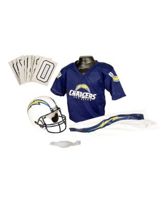 Nfl Los Angeles Chargers Franklin Sports Deluxe Uniform Set