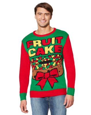 Adult Fruit Cake Ugly Christmas Sweater - Spirithalloween.com