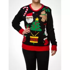 Light-Up Everything Ugly Sweater at Spirit Halloween