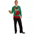 Nice Stocking Adult Sweater at Spirit Halloween