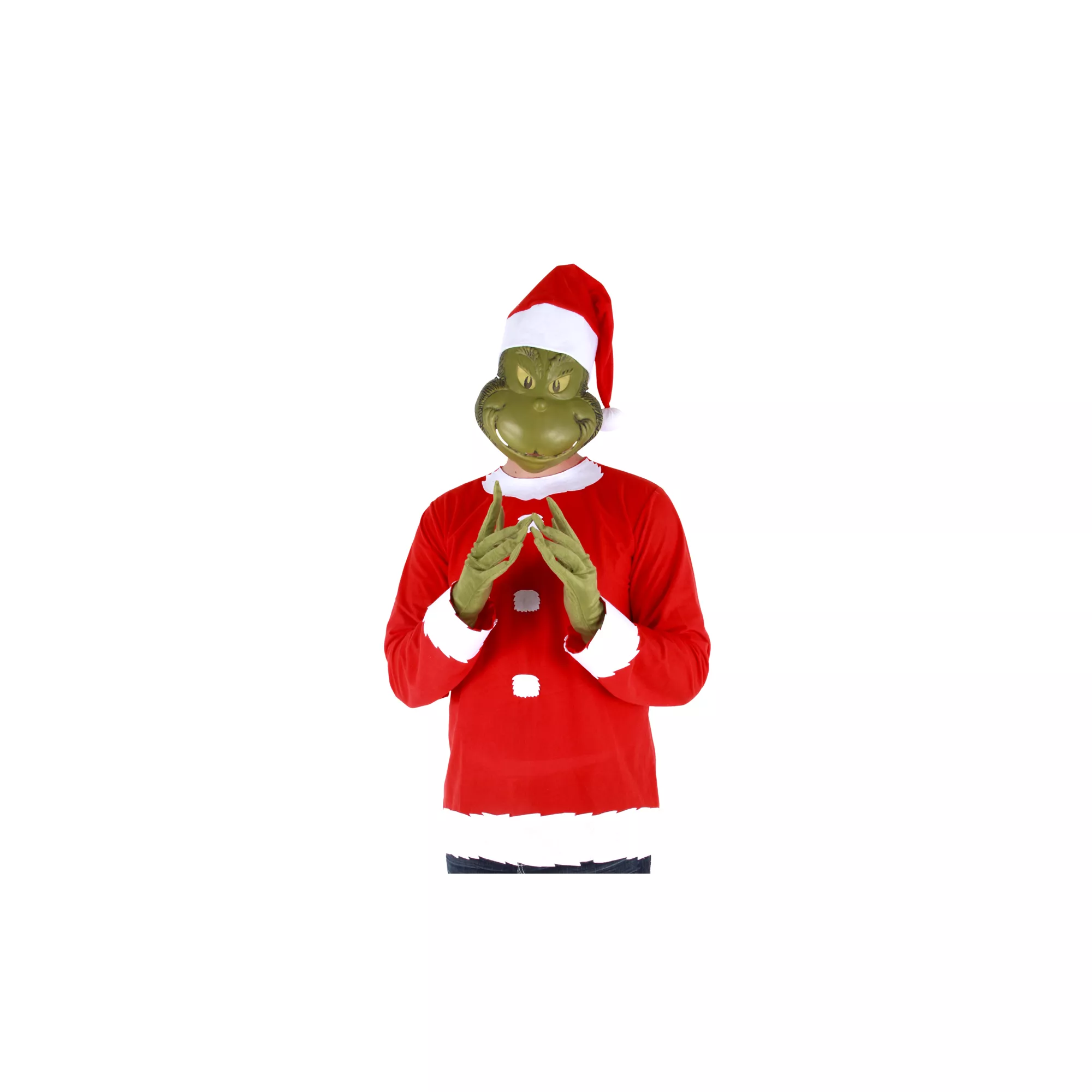 Adult Santa Grinch Costume - Dr. Seuss at Spencer's