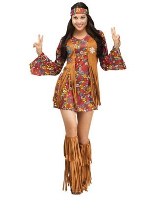 Peace and love hippie costume