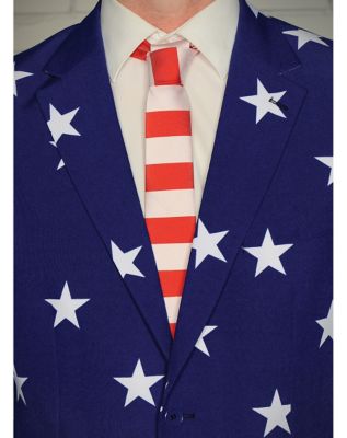 Adult Stars and Stripes Party Suit