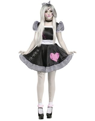 Adult Broken China Doll Costume