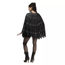 Adult Spider Web Poncho Costume at Spencer's