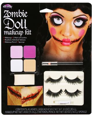 doll and makeup kit