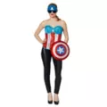 Sequin Captain America Marvel Corset at Spencer's