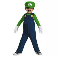Toddler Luigi One Piece Costume - Super Mario Bros at Spirit Halloween