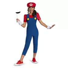 Kids Mario Jumpsuit One Piece Costume - Mario Bros at Spirit Halloween