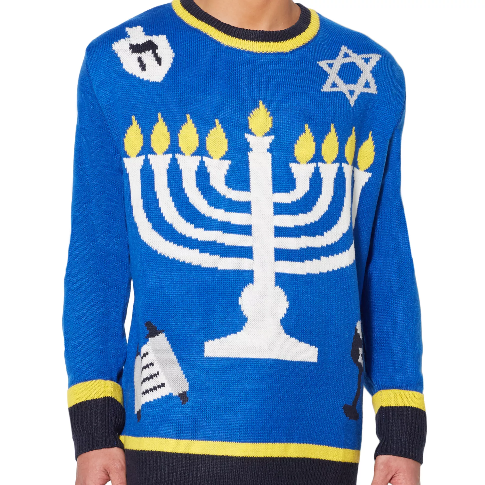 Adult Light-Up Menorah Sweater at Spirit Halloween