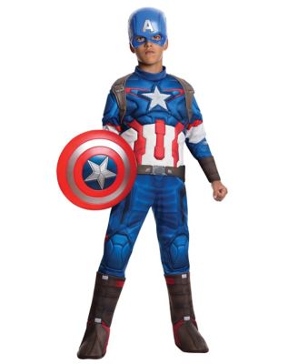 Kids Captain America Costume Deluxe- Avengers: Age of Ultron ...