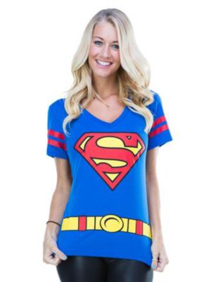 Supergirl t shirt with cape sale