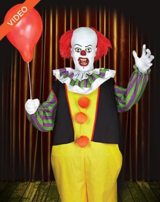 6 Ft Pennywise Clown Animatronics Decorations - IT - Spirithalloween.com