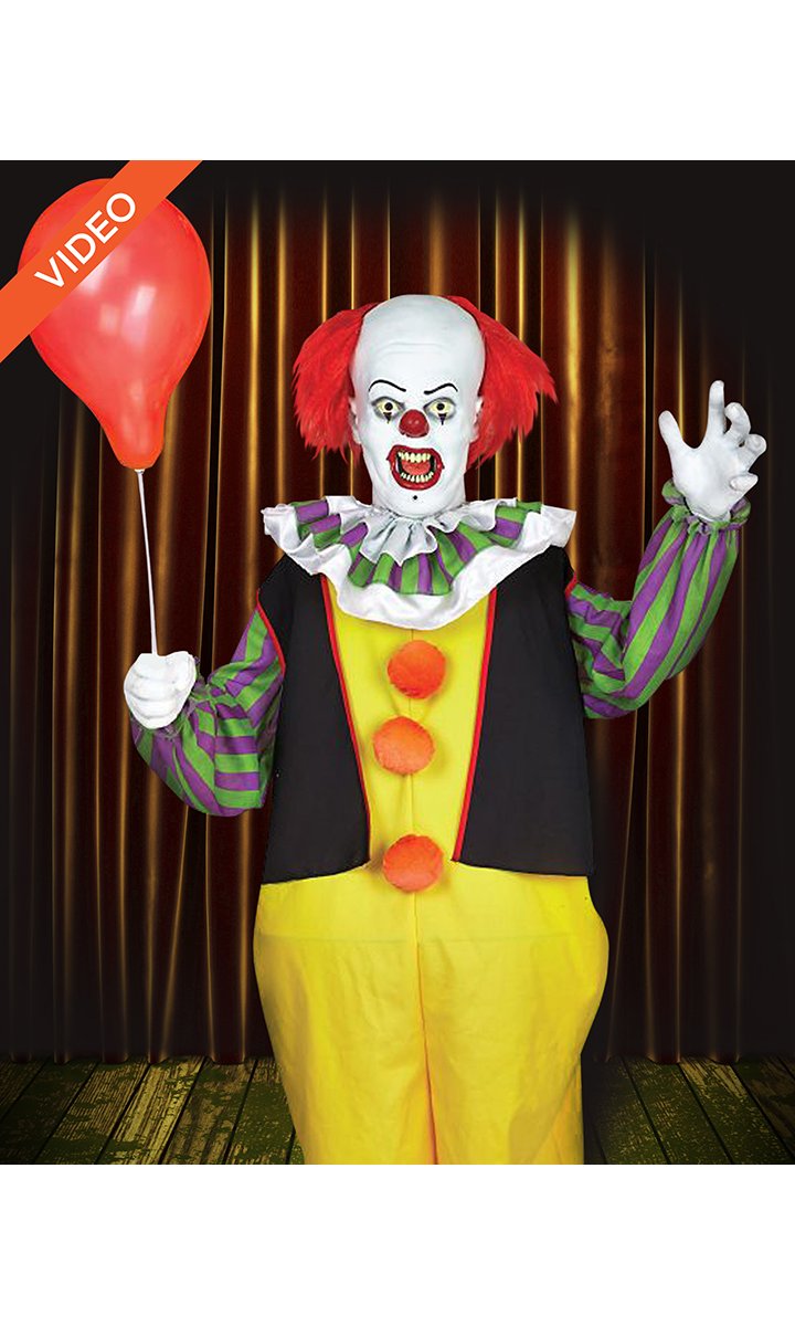 6 Ft Pennywise Clown Animatronics Decorations - IT by Spirit Halloween