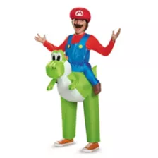 Mario Riding Yoshi Boys Costume at Spirit Halloween