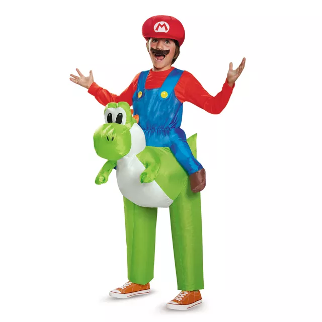 Mario Riding Yoshi Boys Costume at Spirit Halloween